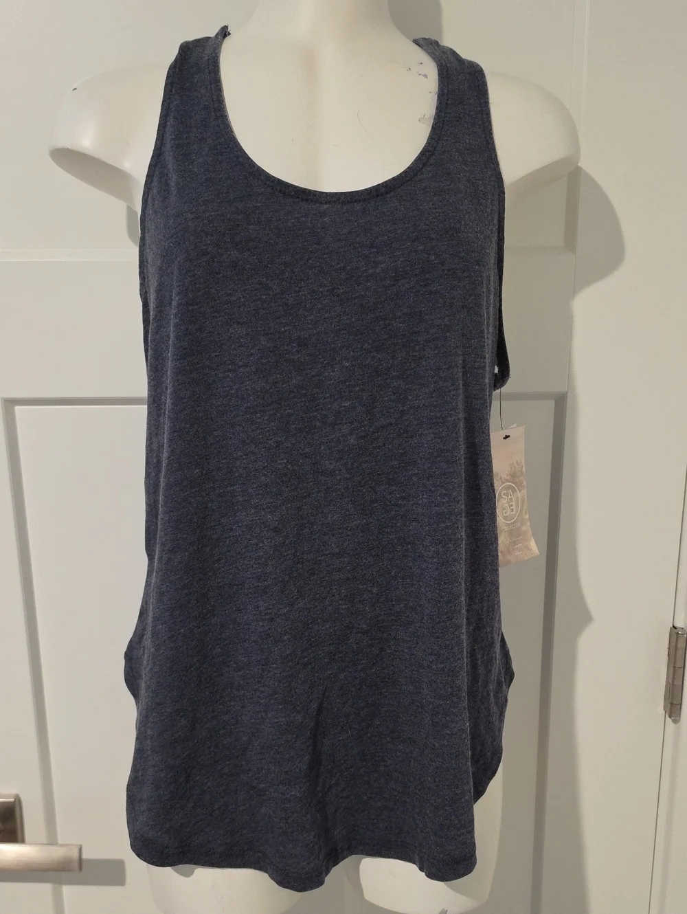 NWT Sage Braided Back Active Tank Top**